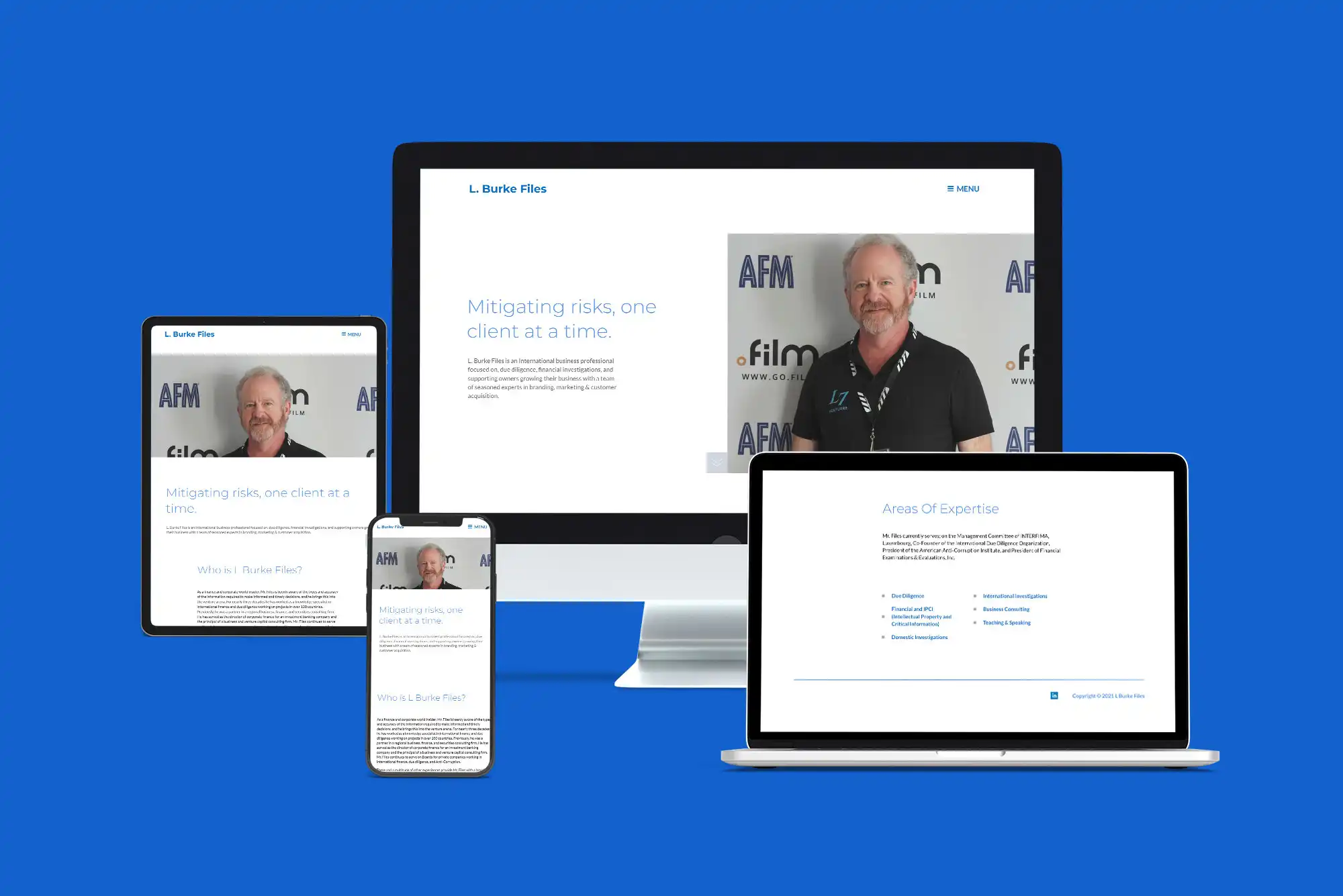 Burke Files Website Mockup V2