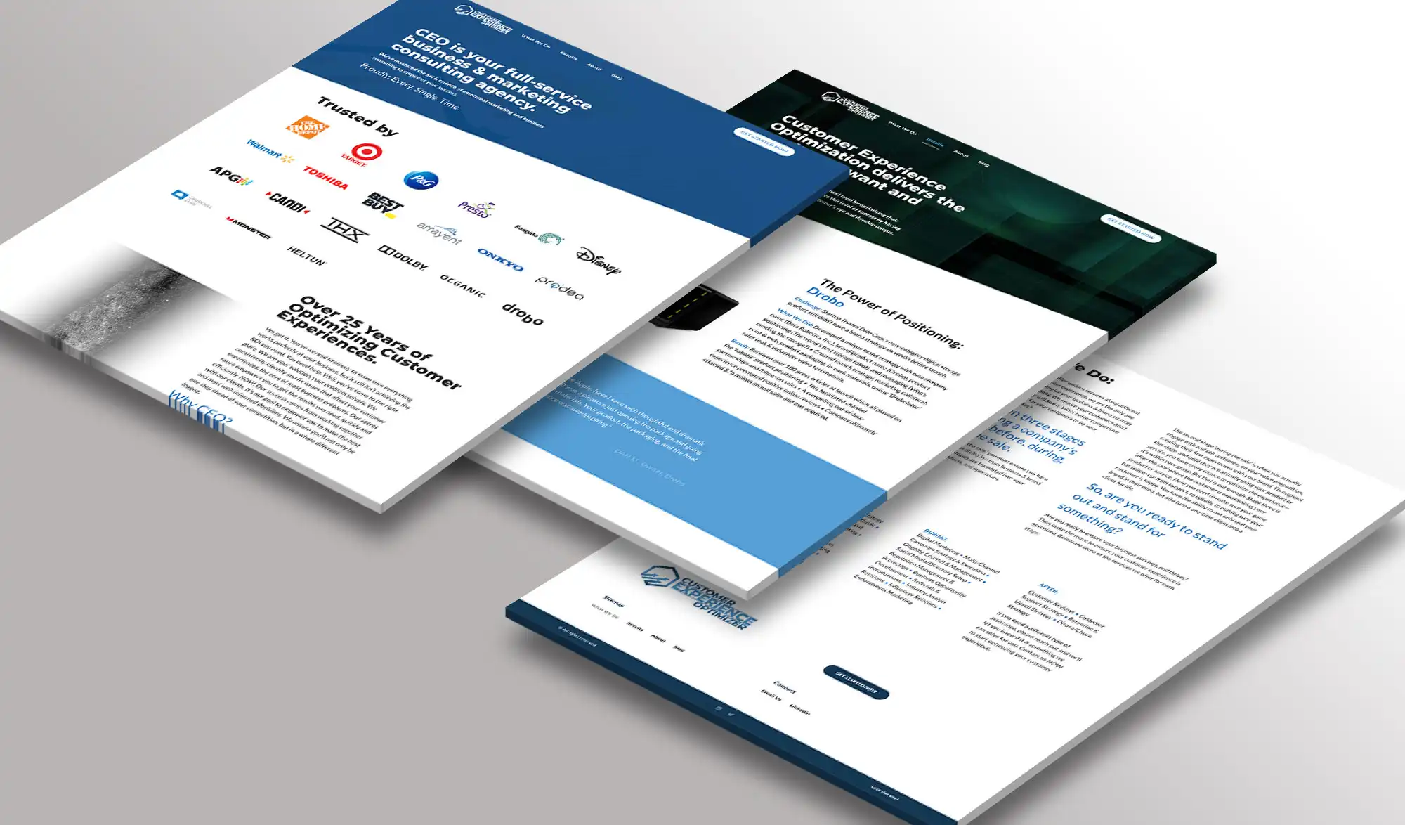 Ceo Website Mockup