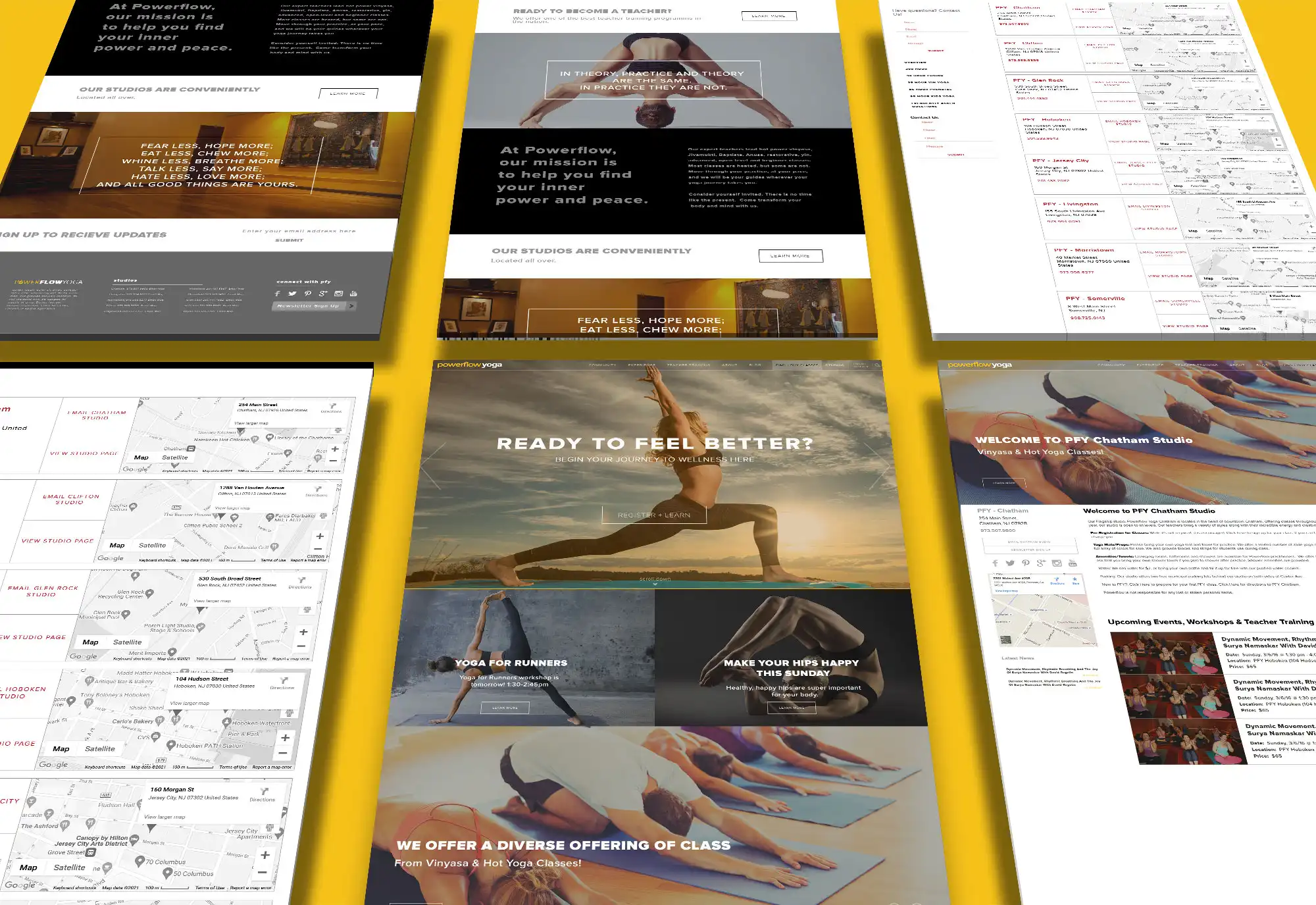 Powerflow Website Mockup
